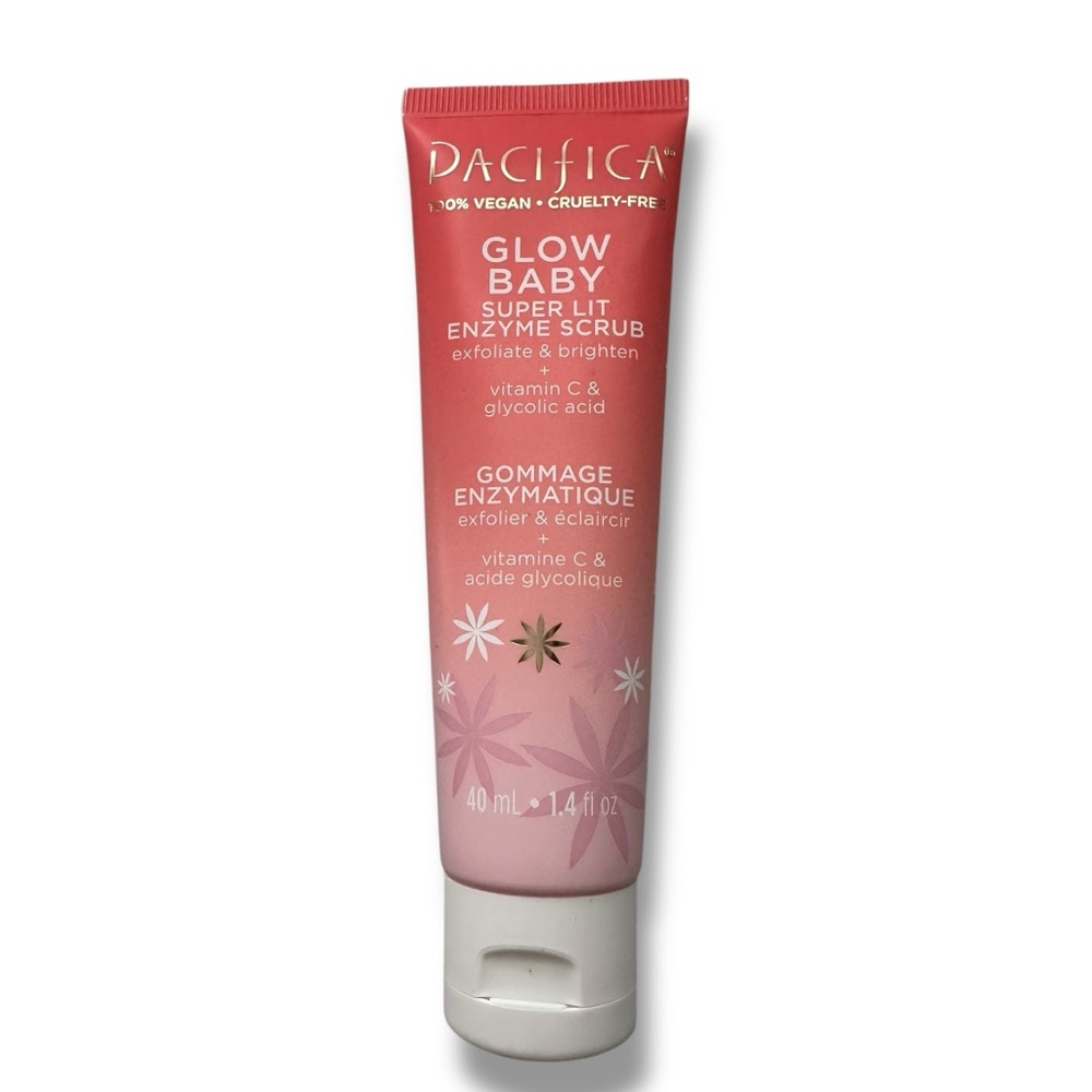 Pacifica Glow Baby Super Lit Enzyme Scrub – 40 mL / 1.4 fl oz | Smooths